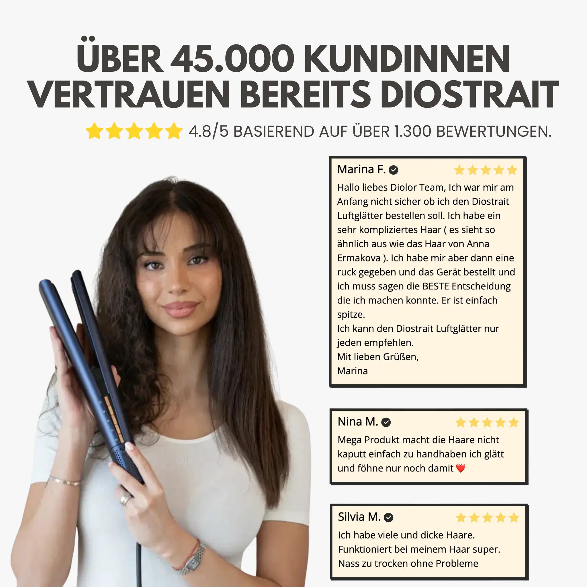 DIOSTRAIT - Nass-zu-glatt Luftglätter
